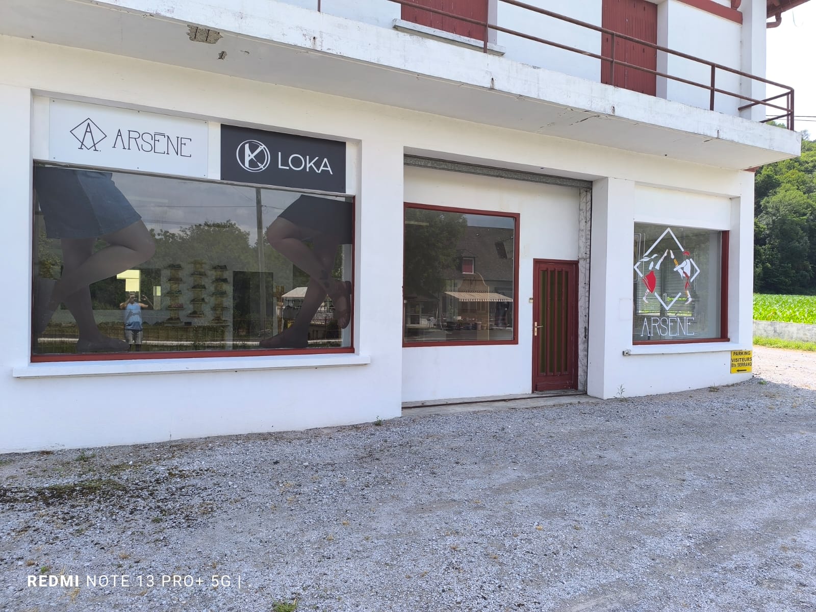Façade de l'atelier Arsène Espadrilles au Pays Basque