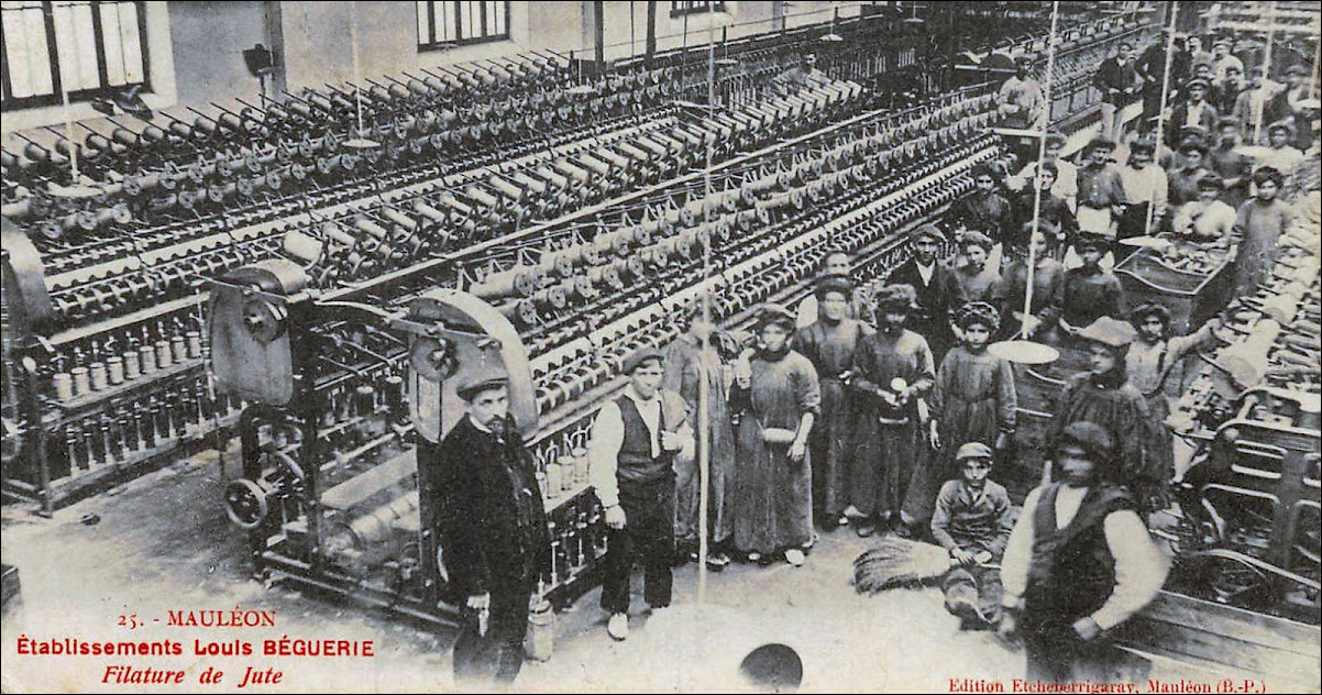 Établissements Louis Béguerie — Filature de Jute à Mauléon
