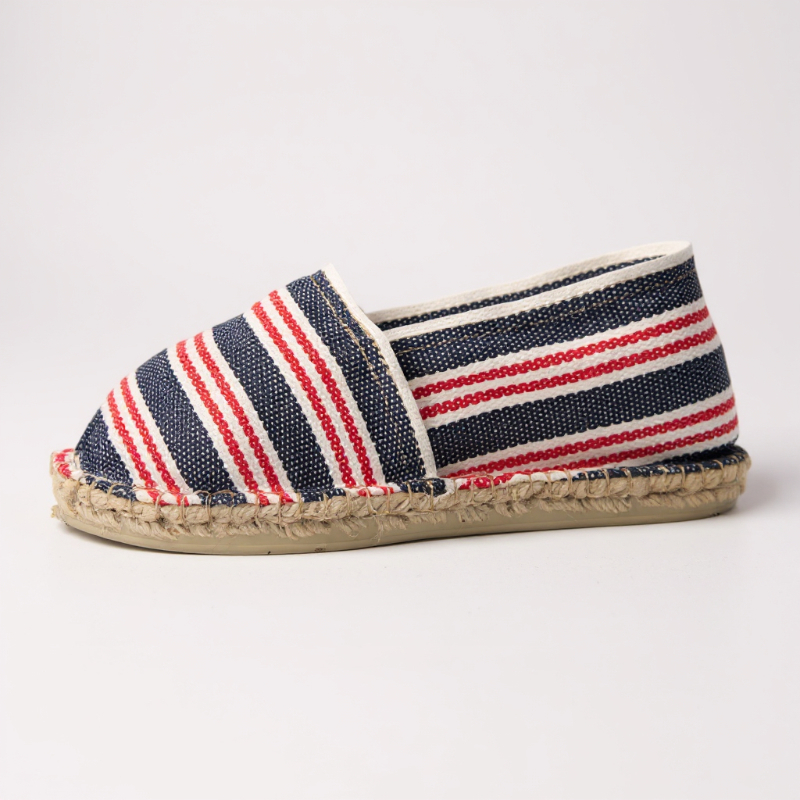 Espadrille Baigura — espadrilles rayées artisanale de Mauléon