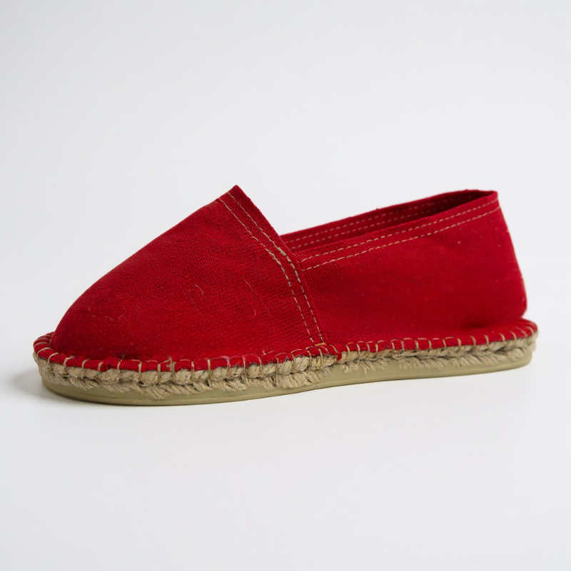 Espadrille Gorria — espadrilles rouges artisanale de Mauléon
