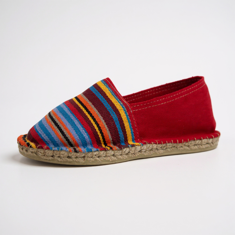 Espadrille Hernio — espadrilles rayées artisanale de Mauléon