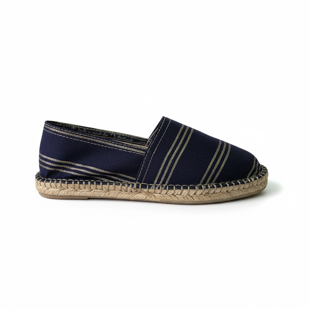 Espadrille Ica — espadrilles rayées artisanale de Mauléon