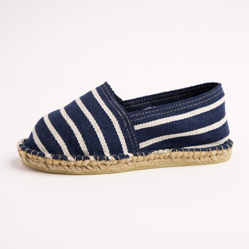 Espadrille Itsas — espadrilles rayées artisanale de Mauléon