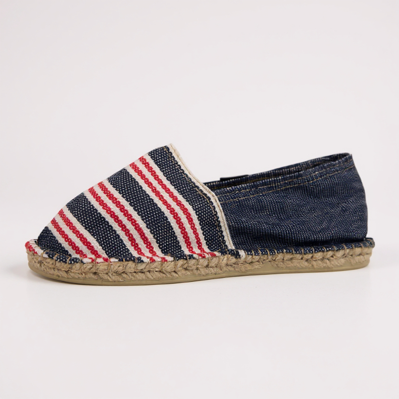 Espadrille Melt Baigura — espadrilles rayées artisanale de Mauléon
