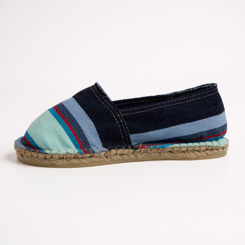 Espadrille Orhy — espadrilles rayées artisanale de Mauléon