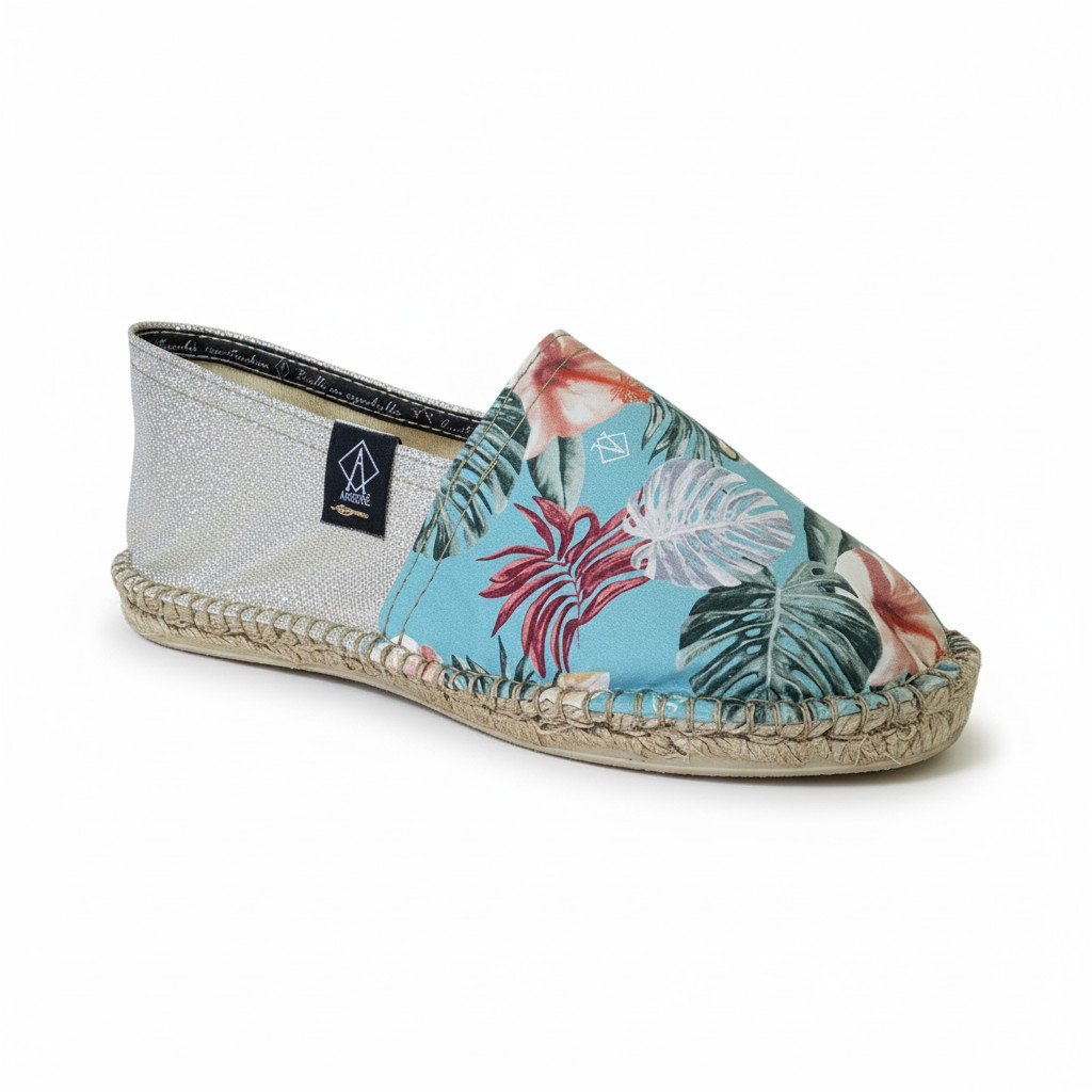 Espadrille Tropikool — espadrilles multicolores artisanale de Mauléon